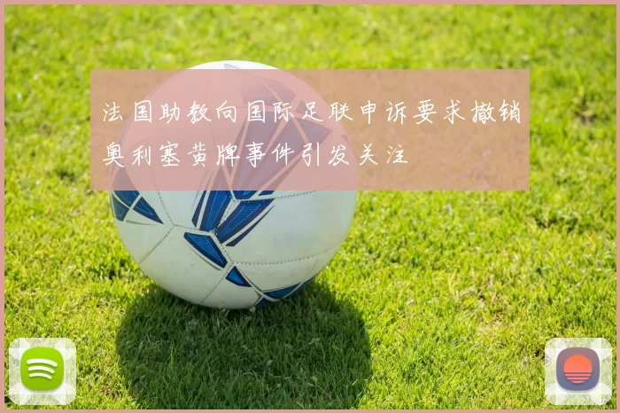 法国助教向国际足联申诉要求撤销奥利塞黄牌事件引发关注